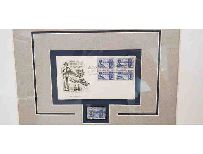 Framed Commemorative Stamp Collection