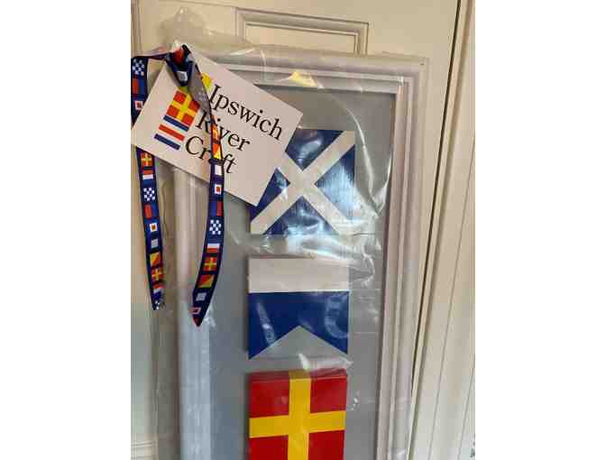 IPSWICH RIVER CRAFT CUSTOM NAUTICAL SIGN SPELLING OUT MARBLEHEAD