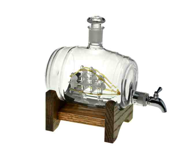 PRESTIGE TOMOKA GOLD DETAILED DECANTER