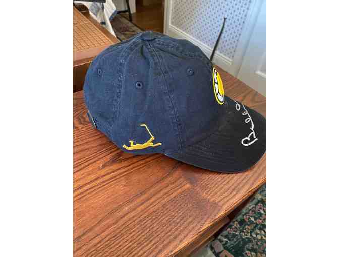 BOBBY ORR AUTOGRAPHED BLACK CAP WITH FLYING GOAL EMBROIDERY