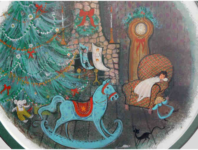 P Buckley Moss Christmas Print