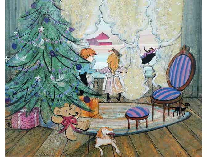 P Buckley Moss Christmas Print