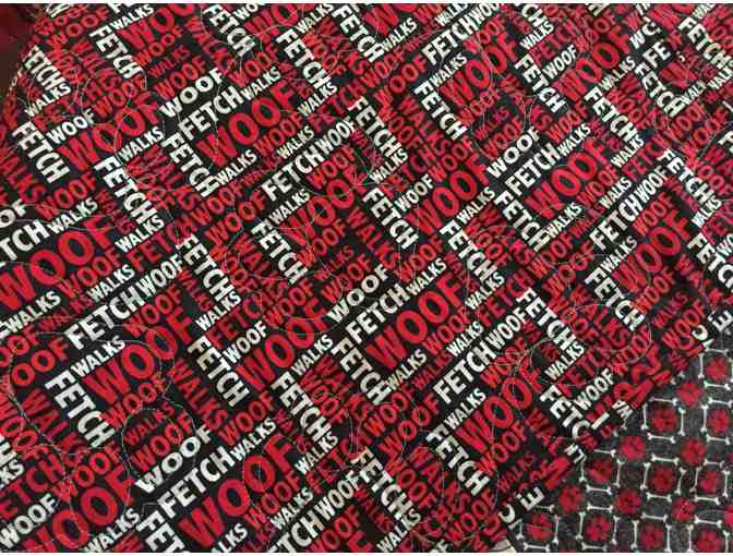 Handmade Dog Themed Throw