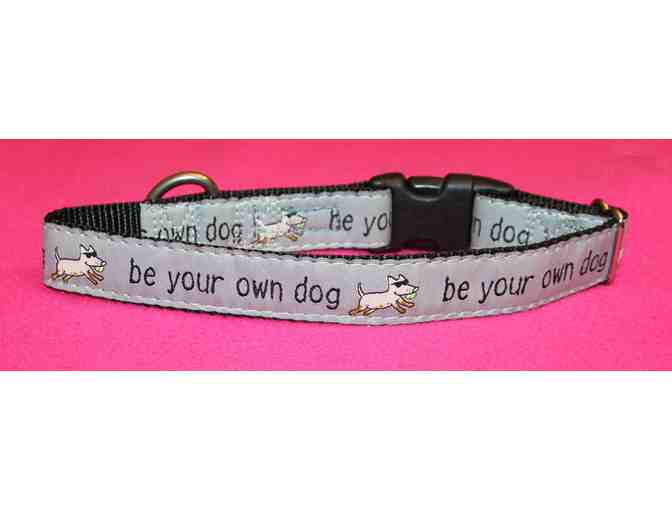 Teddy The Dog -Be Your Own Dog collar - gray