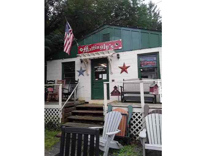 Set of Glider Chairs and Table