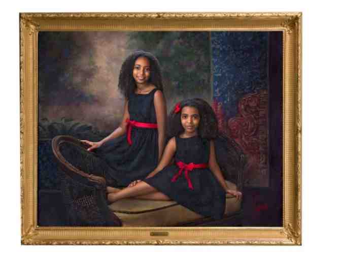 Forever Young: Custom Portrait Painting by Kramer Portraits