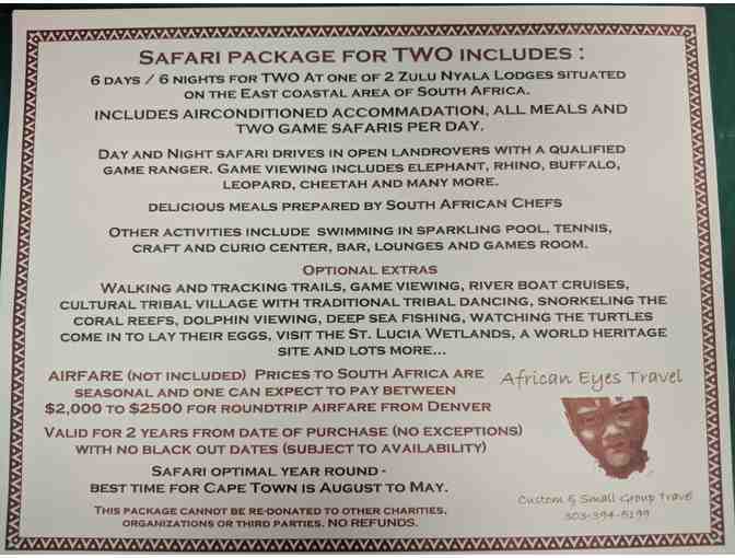 African Safari- Trip of a Lifetime!