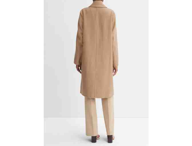 Vince Classic Wool-Blend Straight Coat