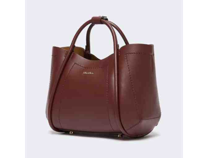 Max Mara Marine XS Leather Bag in color Bourdeaux - Photo 2