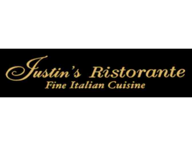 $100 Justin's Ristorante Gift Card & Kendall Jackson Avant Unoaked Chardonnay - Photo 1