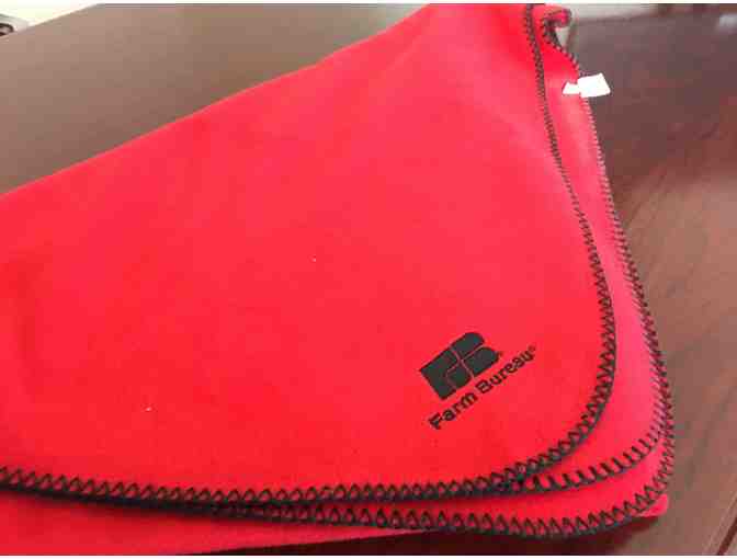 Cozy Fleece Farm Bureau Blanket!