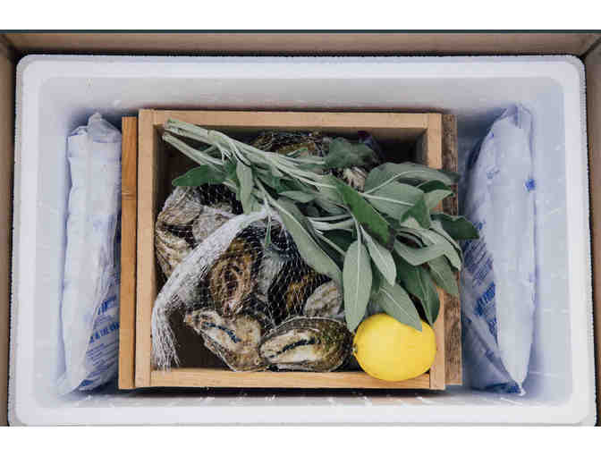 Oyster Roaster kit gift card & New Jersey wine