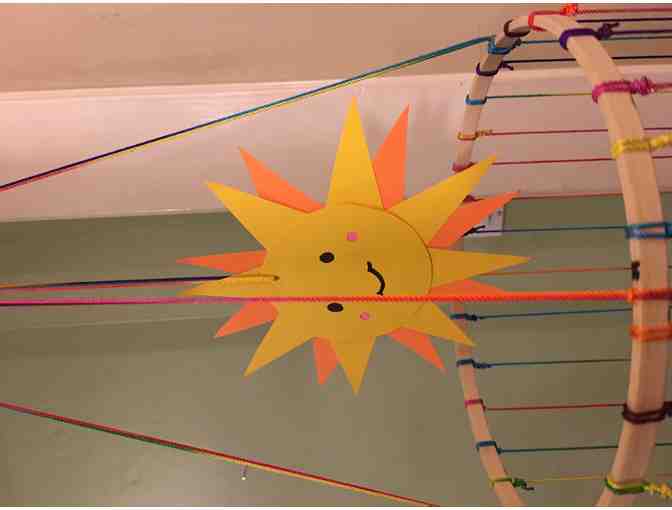 German 1st Grade Class Project - 'Neighborhood' Mobile