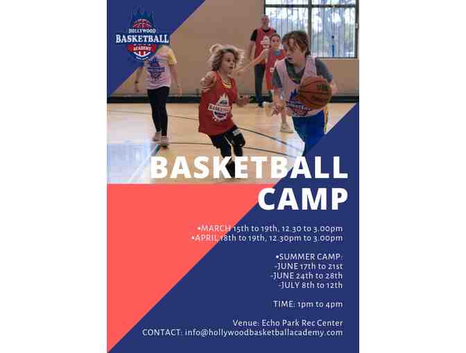 1 week of Half-Day Futsal OR Basketball Camp  - GUSD Spring Break: $250 value!