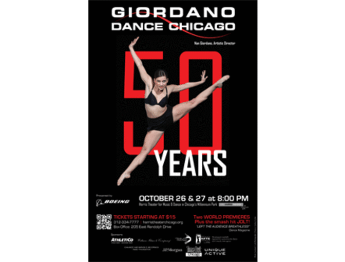 Giordano Dance Chicago - 2 Tickets for the April 3rd or 4th Performance at Harris Theater