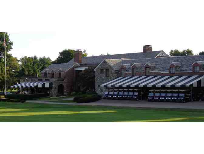 Powelton Club -- A foursome with carts