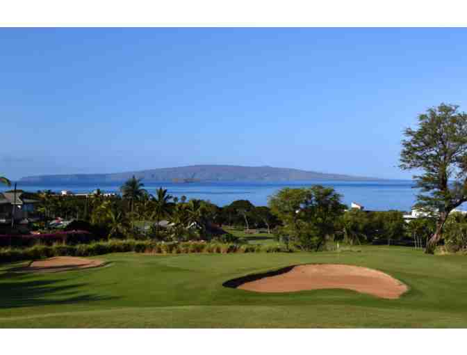 Wailea Golf Club --a foursome with shared carts