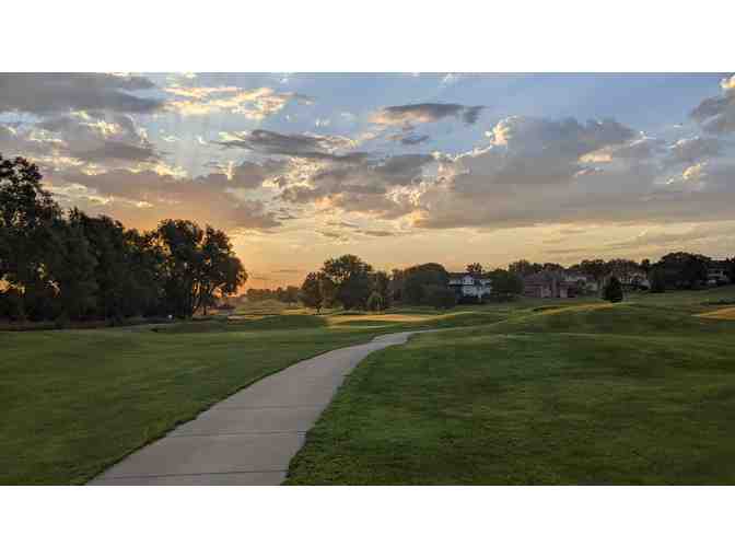 Eagle Run Golf Course - a foursome with carts