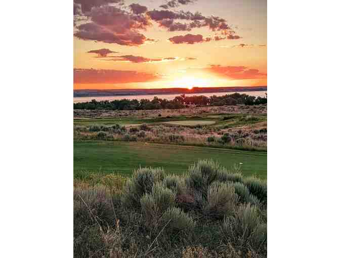 Bayside Golf Club - a foursome with carts