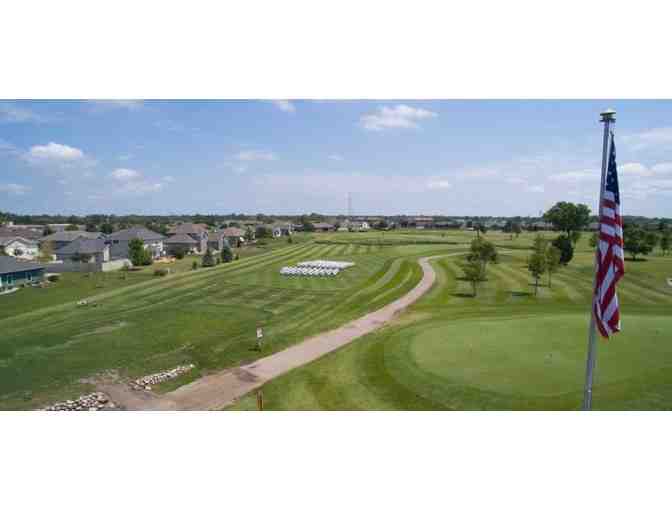 Rolling Hills Golf Course - A foursome with carts