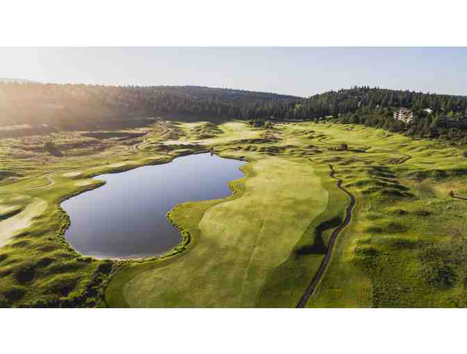 Running Y Resort - a foursome with carts