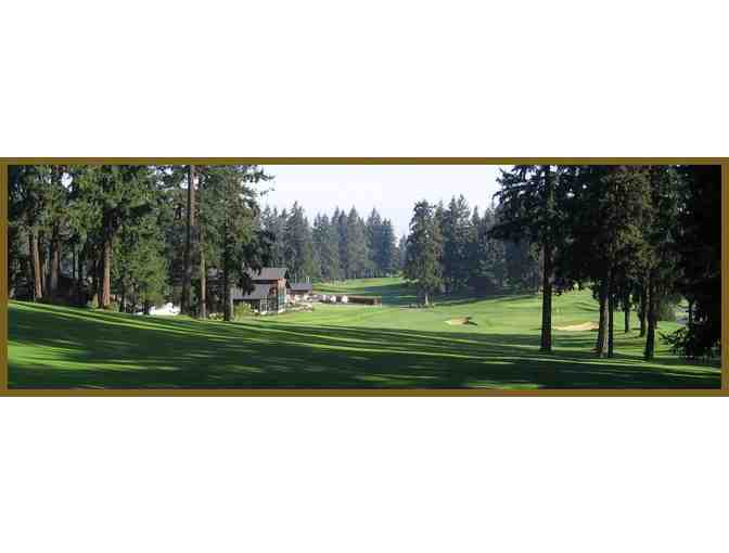 Fircrest Golf Club - a foursome with carts