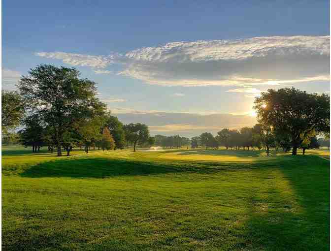 Jackrabbit Run Golf Course - a foursome with carts and range balls