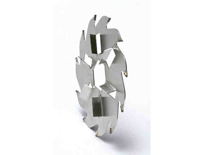 One set of greens triplex verti-cut blades (dynaBLADES) c/w 0.5 inch spacing