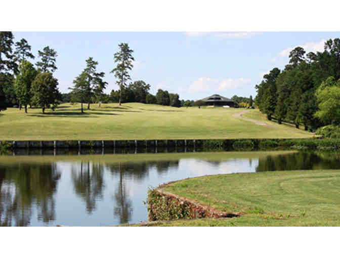 Greensboro National Golf Club - One foursome with carts at range balls