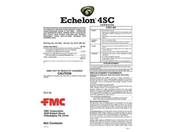 1 Case Echelon 4SC Herbicide - Photo 2