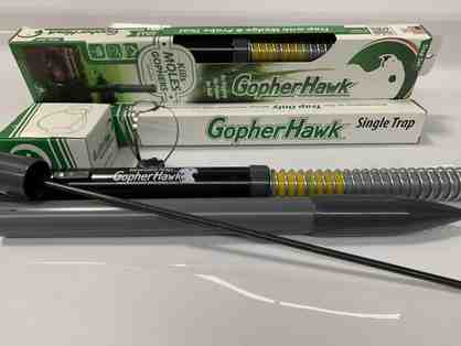 GopherHawk Trapping Set, One Single Trap and Two Replacement Strap Cartridges