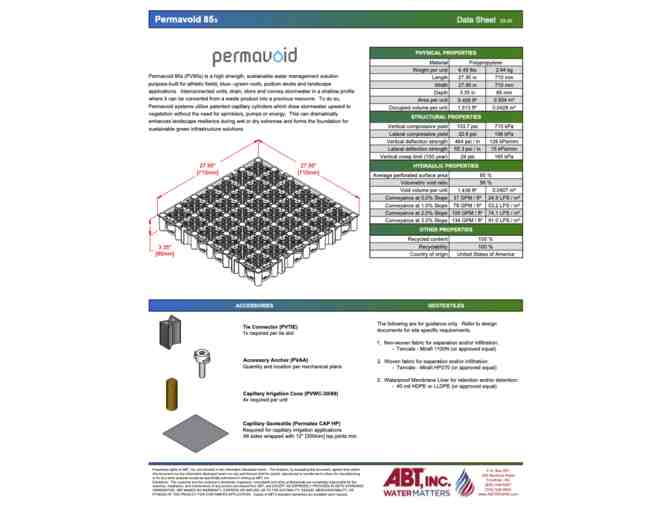 Permavoid 85S Geocellular Water Management System 36 Pieces (200 sq ft) - Photo 2