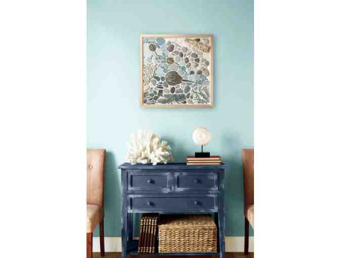 'Crabby New Englander' Framed Tile Mosaic Mural