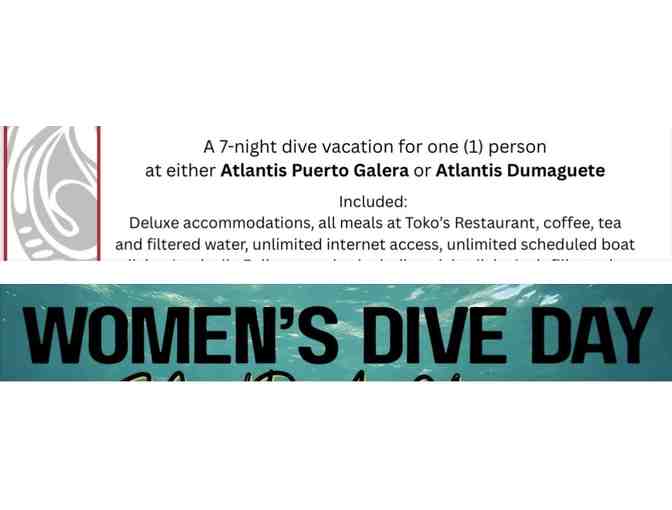 1 TRAVEL: Philippines (7 Nights, Meals, Diving - Atlantis Resorts