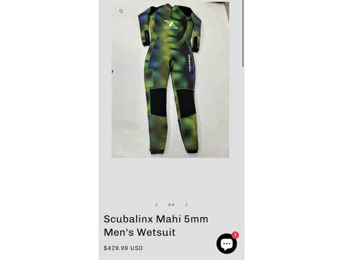 Wetsuit: MENS 5mm (Winner picks Size/Color) - FREE Shipping)
