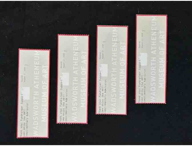 MUSEUM: Free WADSWORTH ATHENEUM - 4 Admission Tickets