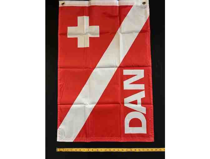 DIVE FLAG: Safety (DAN Scuba, Nylon) - Large 36'x 23' Waterproof