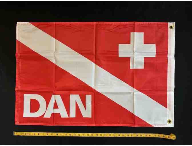 DIVE FLAG: Safety (DAN Scuba, Nylon) - Large 36'x 23' Waterproof