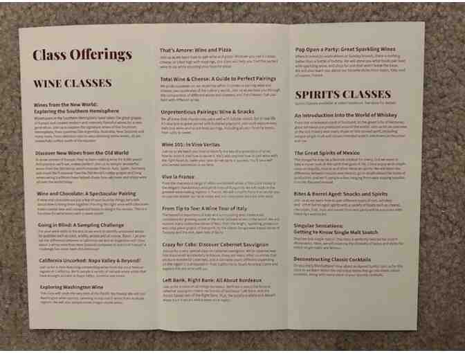 WINE CLASS (Include 20 Friends!) - at Total Wine Store ($600 Value)