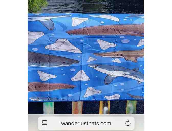 TOWEL: SHARK - Travel (Quick-dry, microfiber, new)