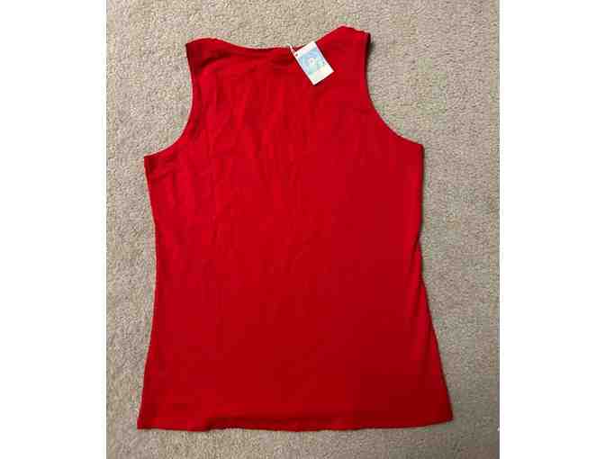 2 TURTLE Tank Top - Red, Women's Medium (New)