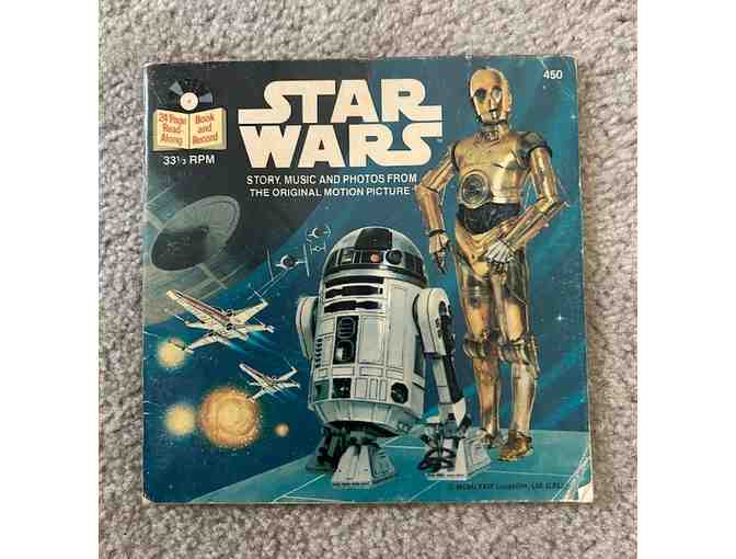 STAR WARS: 1979 Original RECORD (Vintage Read-Along SET, Never played)