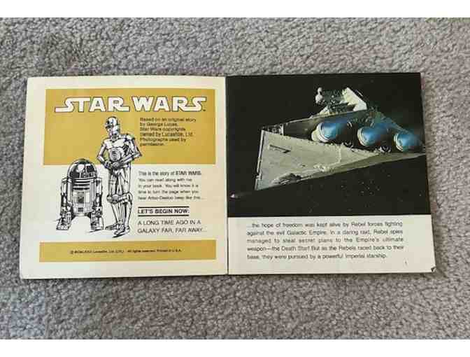 STAR WARS: 1979 Original RECORD (Vintage Read-Along SET, Never played)
