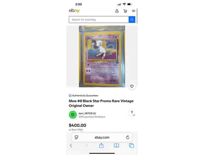 POKEMON 1998 (Rare, "Mew" Promo) - Only for Retail Store Owners - Photo 6