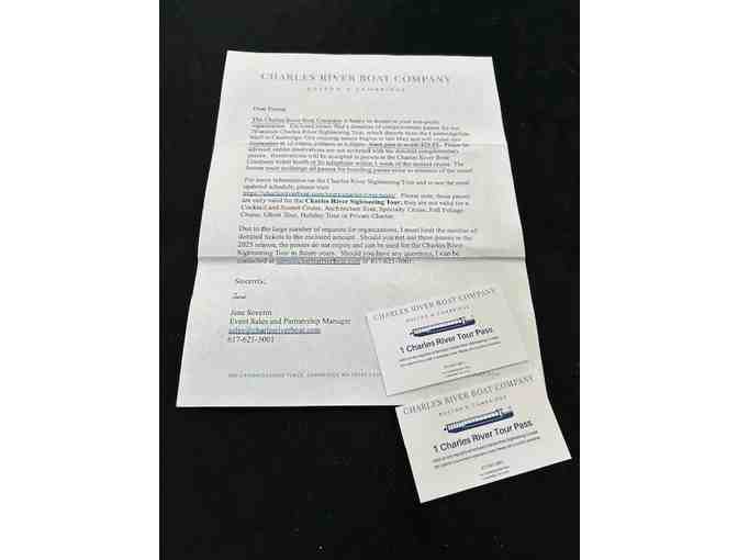 ADMISSION: Boston "River Boat Sightseeing" (Charles Boat Tour, 2 Tickets) - Photo 3