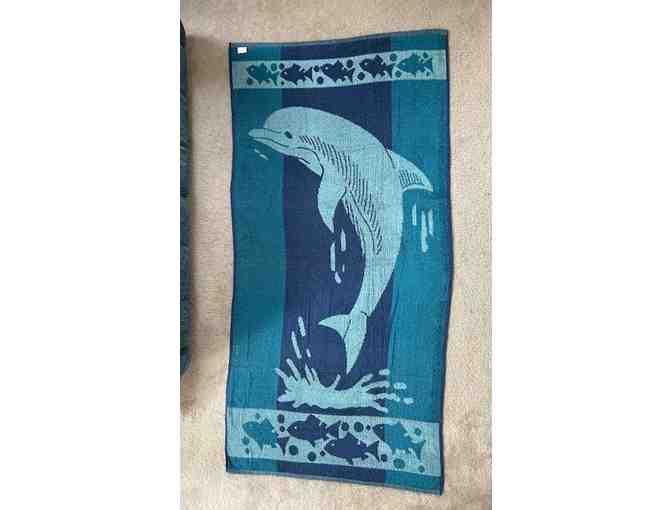 TOWEL Dolphin (Reversible, Oversized, 72 x 36)