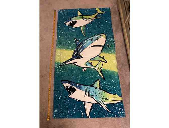 1 SHARK TOWEL: Super-sized, Soft (5 foot)