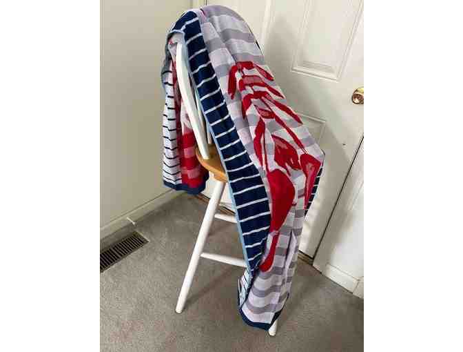 TOWEL Lobster (Luxury Oversized, 6ft x 3ft - Beach/Bath)