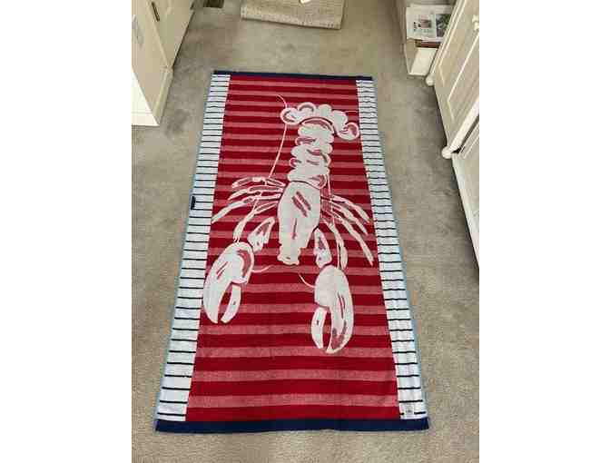 TOWEL Lobster (Luxury Oversized, 6ft x 3ft - Beach/Bath)