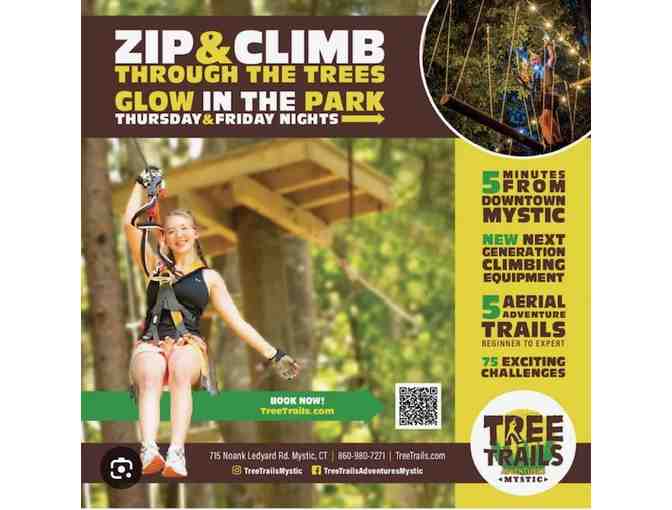 ADMISSION 'Tree Trails' (Adventure, 2 passes, Mystic, Free Shipping)